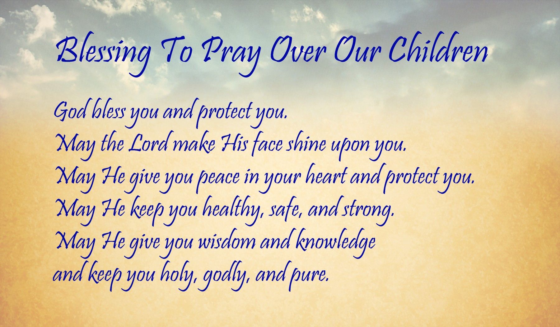 Prayer For Children Blessings prayer-for-children-blessings