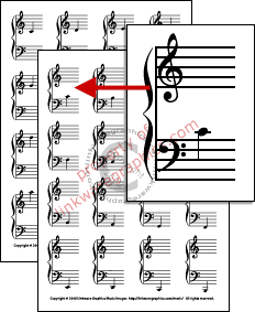 Printable tunes notes flash playing cards for treble clef and b image regarding Printable Musical Note Flash Cards called Printable new music notes flash playing cards for treble clef and b