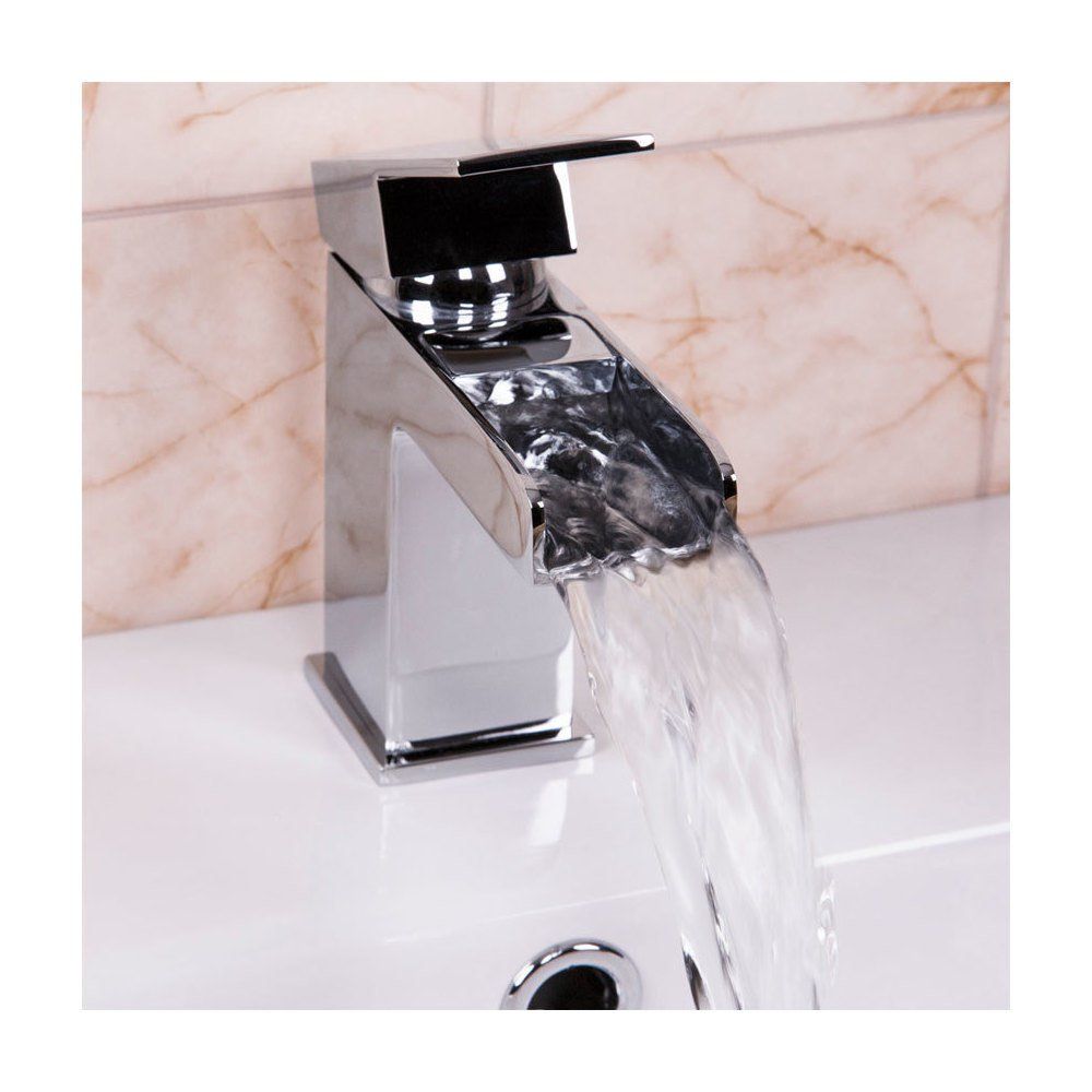 Architeckt Dakota Basin Mixer Waterfall Tap Architeckt Dakota Basin Mixer Waterfall
