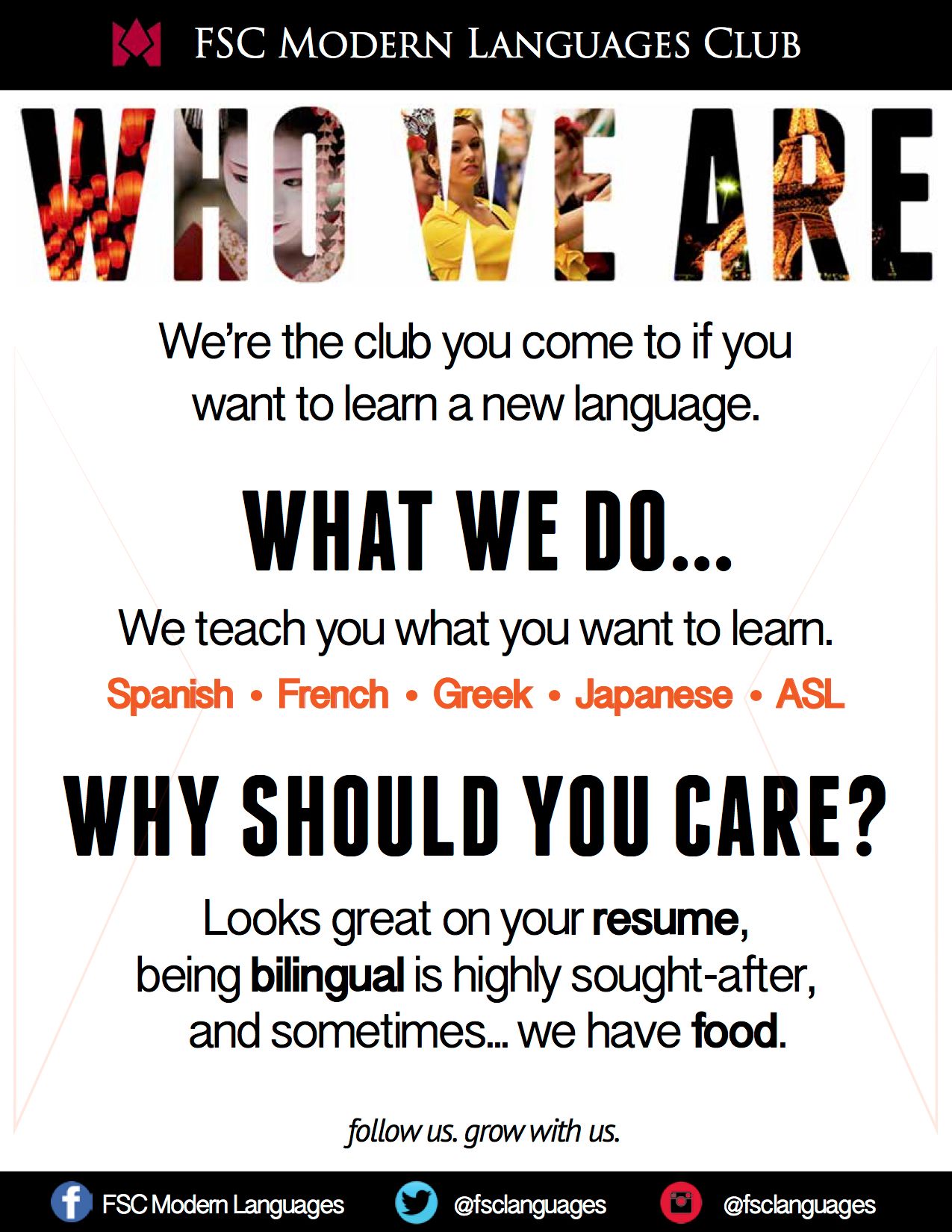 college club flyers