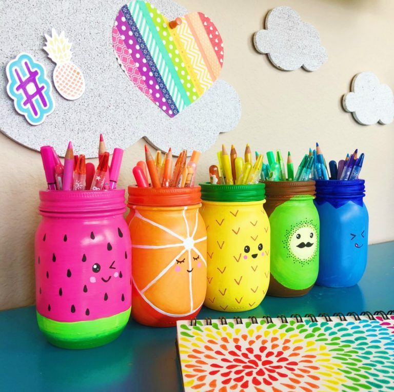 Rainbow Fruit Mason Jar Craft Rainbow Fruit Mason Jar Craft