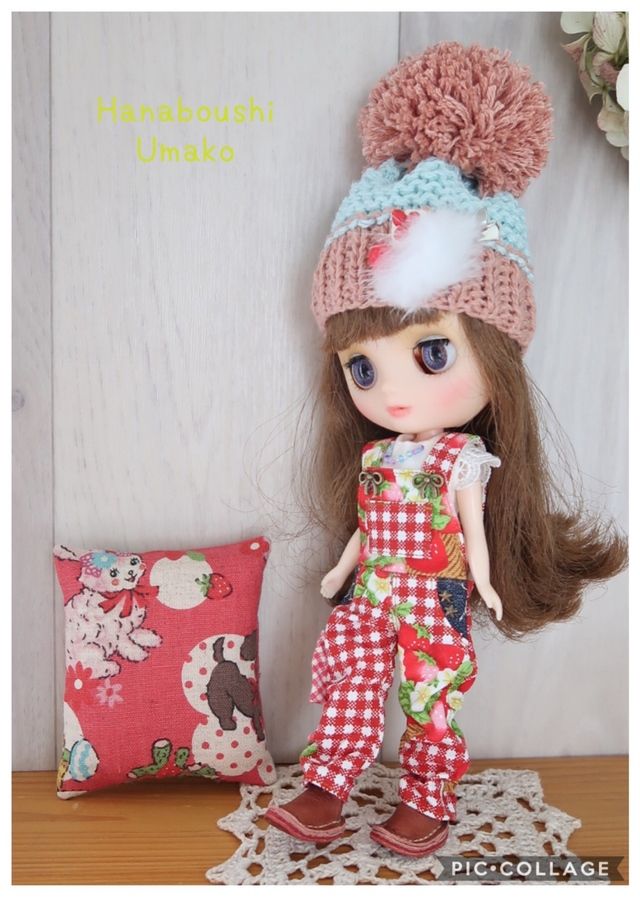 花帽子うま子のblythe Outfitさんの作品一覧 帽子 アウトフィット ミディブライス 花帽子うま子のblythe Outfitさんの作品一覧 帽子 アウトフィット ミディブライス