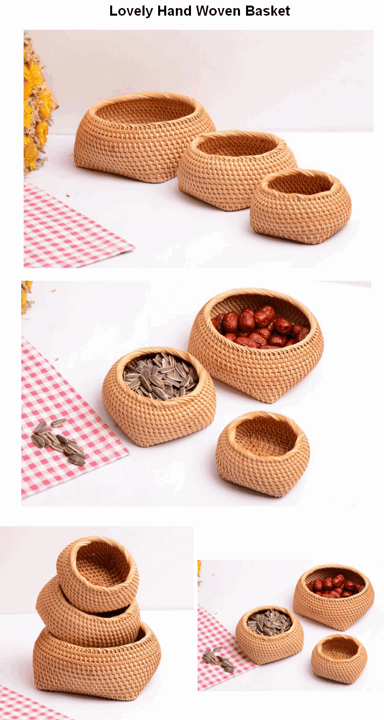 Indonesia Hand Woven Storage Basket Natural Fiber Baskets Small Rustic Basket Natural Fiber Baskets Woven Baskets Storage Rustic Baskets