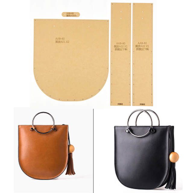 1 set En Cuir BRICOLAGE Artisanat Fait À La Main femmes sac à main sac À Bandoulière Modèle de Couture de papier Kraft Dur Pochoir Modèle 220x240 x 55mm Diy Leather Bag, Leather Gifts, Leather Bags Handmade, Handmade Bags, Leather Purses, Handmade Leather Bag Pattern, Leather Totes, Girls Handmade, Leather Tooling