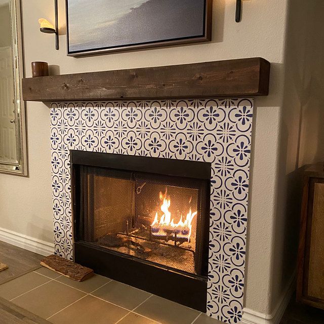 French Country Mantle Primitive Fireplace Mantel Shabby Style Shelf Vintage Floating Beam Tile Antique Ceiling Vintage Mantel Fireplace Mantle, French Country Fireplace Mantels Surrounds