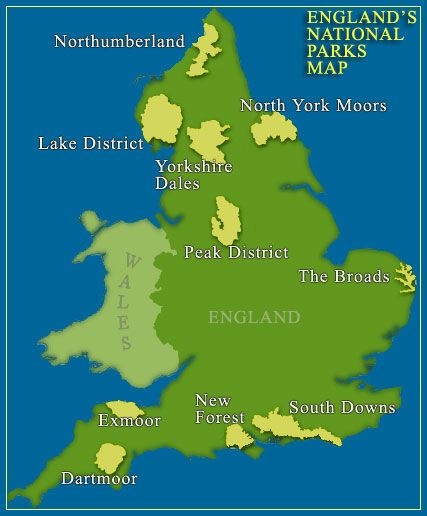 England National Parks England Map National Parks Map England National
