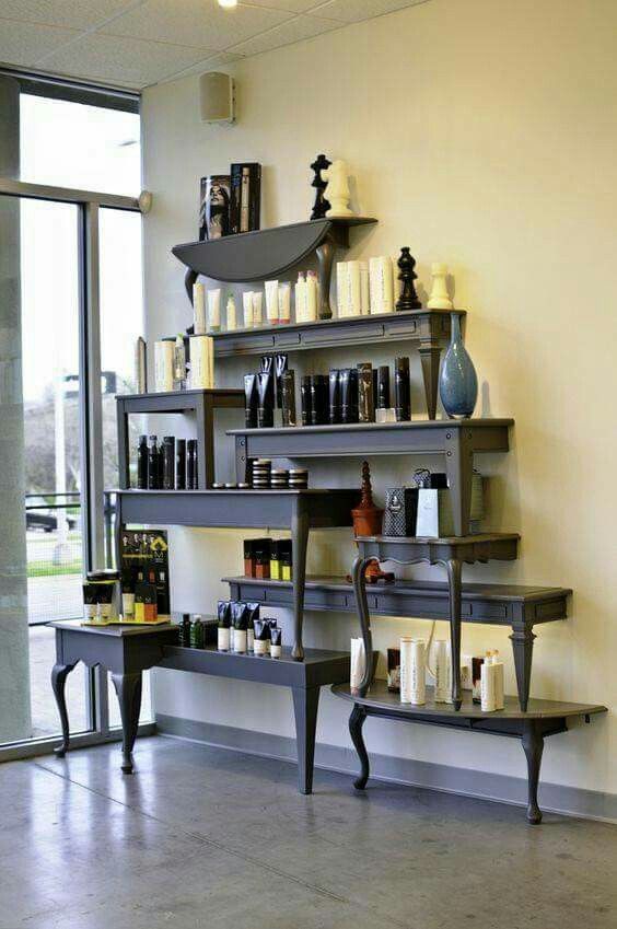 Product Display Shelves Fixtures From Repurposed Old Coffee Tables End At Benjamin Beau Salon Product Display Shelves Fixtures From Repurposed Old Coffee Tables End At Benjamin Beau Salon