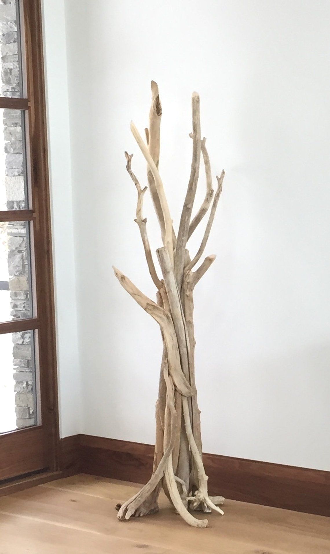 Wooden coat rack River driftwood coat rack Handmade coat Wooden coat rack River driftwood coat rack Handmade coat