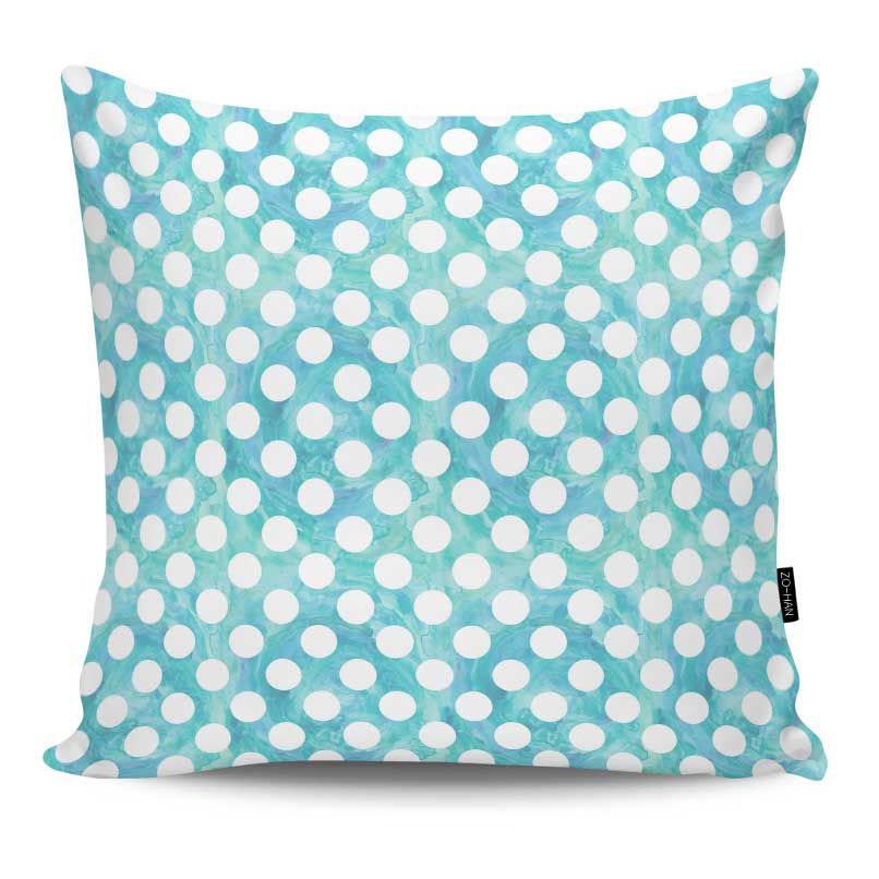 Poduszka dekoracyjna 40x40 cm, Polka Dots Blue Dekano Polka Dots, Cushions, Throw Pillows, Blue, Toss Pillows, Toss Pillows, Pillows, Decorative Pillows, Polka Dot