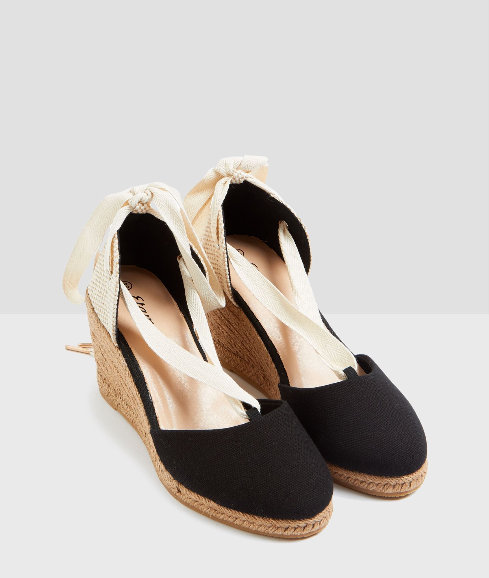 espadrille compensée fermé