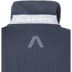 Alberto Golf Poloshirt Herren, Mikrofaser, blau Alberto Golf