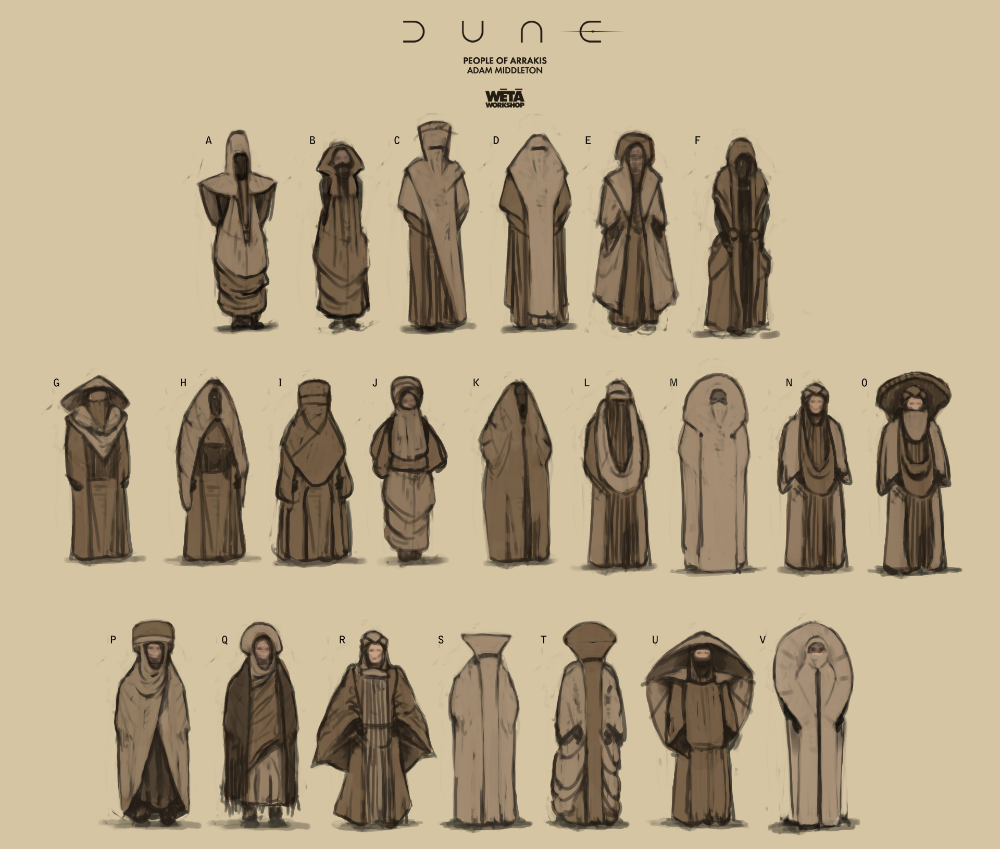 ArtStation - Dune - Costumes, WĒTĀ WORKSHOP DESIGN STUDIO Character ...