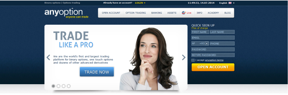 top world binary options