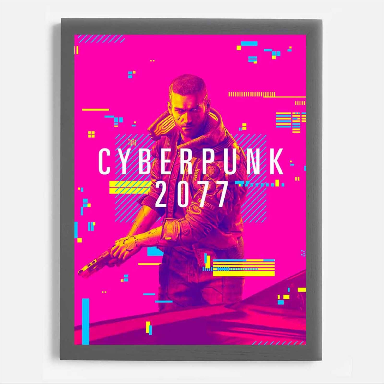 Cyberpunk 2077 Wall Poster Custom Canvas Prints Cyberpunk Buy Canvas Prints