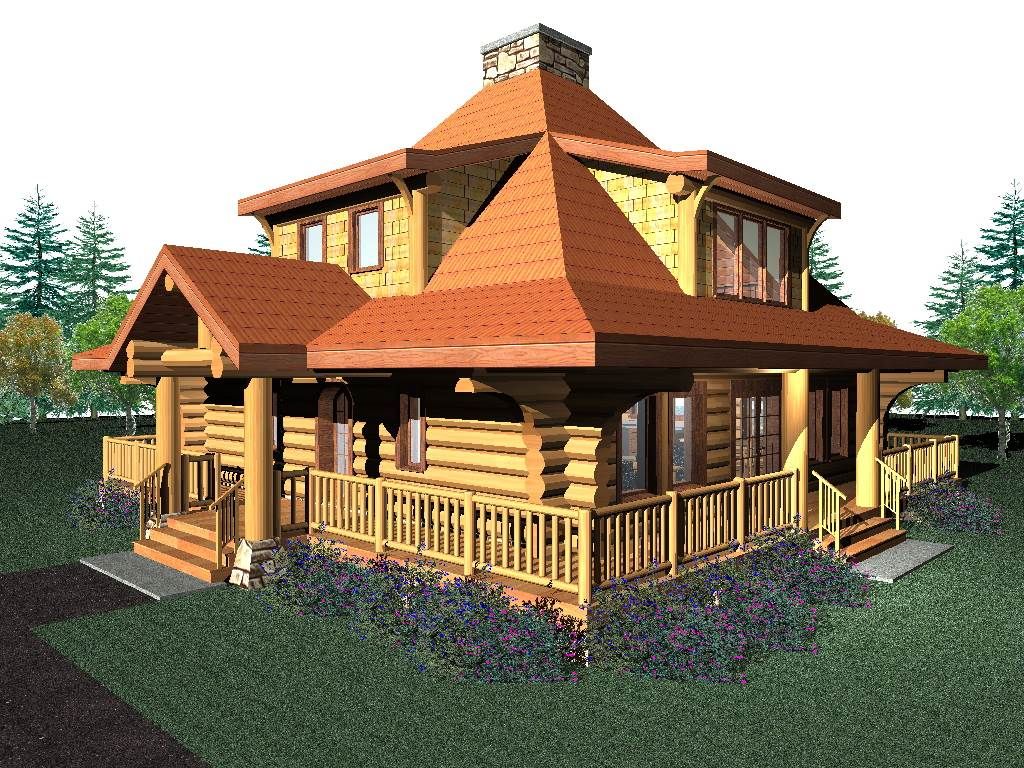 Eagle’s Nest 1777 sq ft Log Home Kit Log homes, Log home kits, Timber