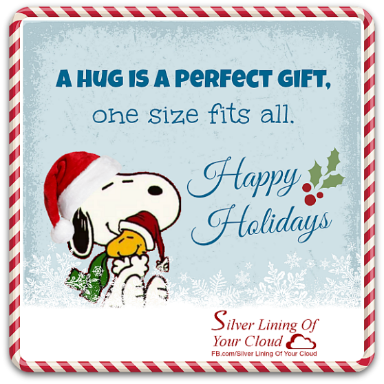 Silver Lining Of Your Cloud Happy Holidays Quotes Christmas