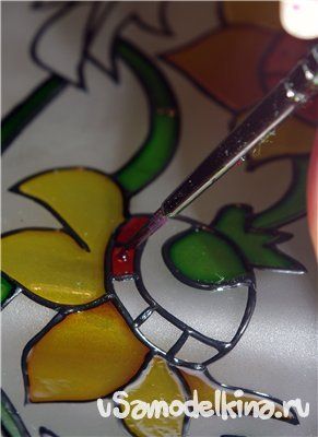 Роспись по стеклу светильника витражными красками Pluto The Dog, Stained Glass, Album, Diy, Painting, Bricolage, Painting Art, Do It Yourself, Paintings