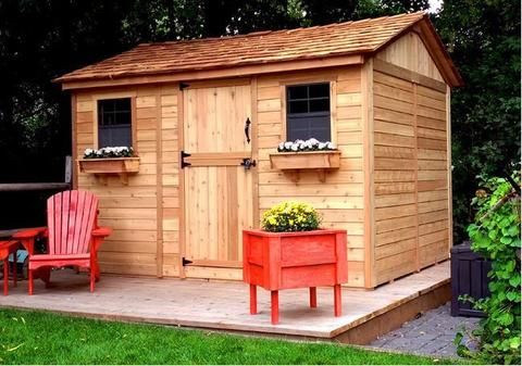 Outdoor Living Today - CB128 - 12 x 8 Cabana Shed with ... Outdoor Living Today - CB128 - 12 x 8 Cabana Shed with ... on Outdoor Living Today Cabana id=51908