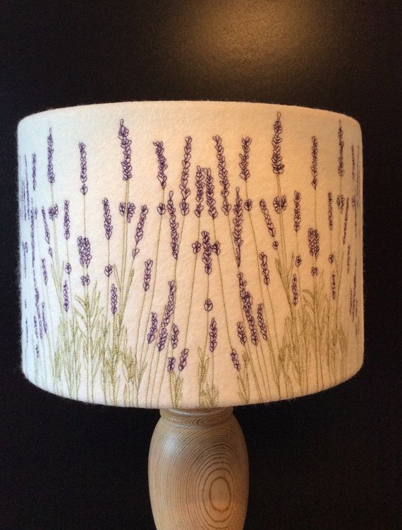 Lamp Shade Purple Floral Shade Watercolour Style Flowers With Metallic Silver Background Table Lamp Shade Upcycled Lig Purple Lamp Shade Purple Lamp Lamp Shade