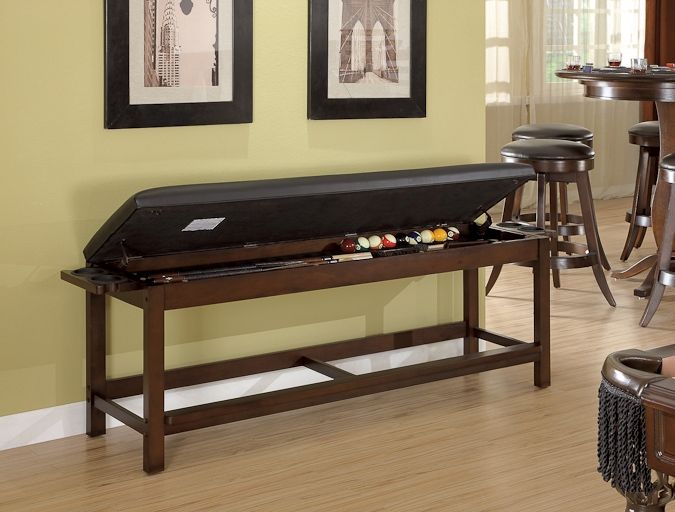 Legacy Clic Storage Bench For Pool Table Accessories Lake House Legacy Clic Storage Bench For Pool Table Accessories