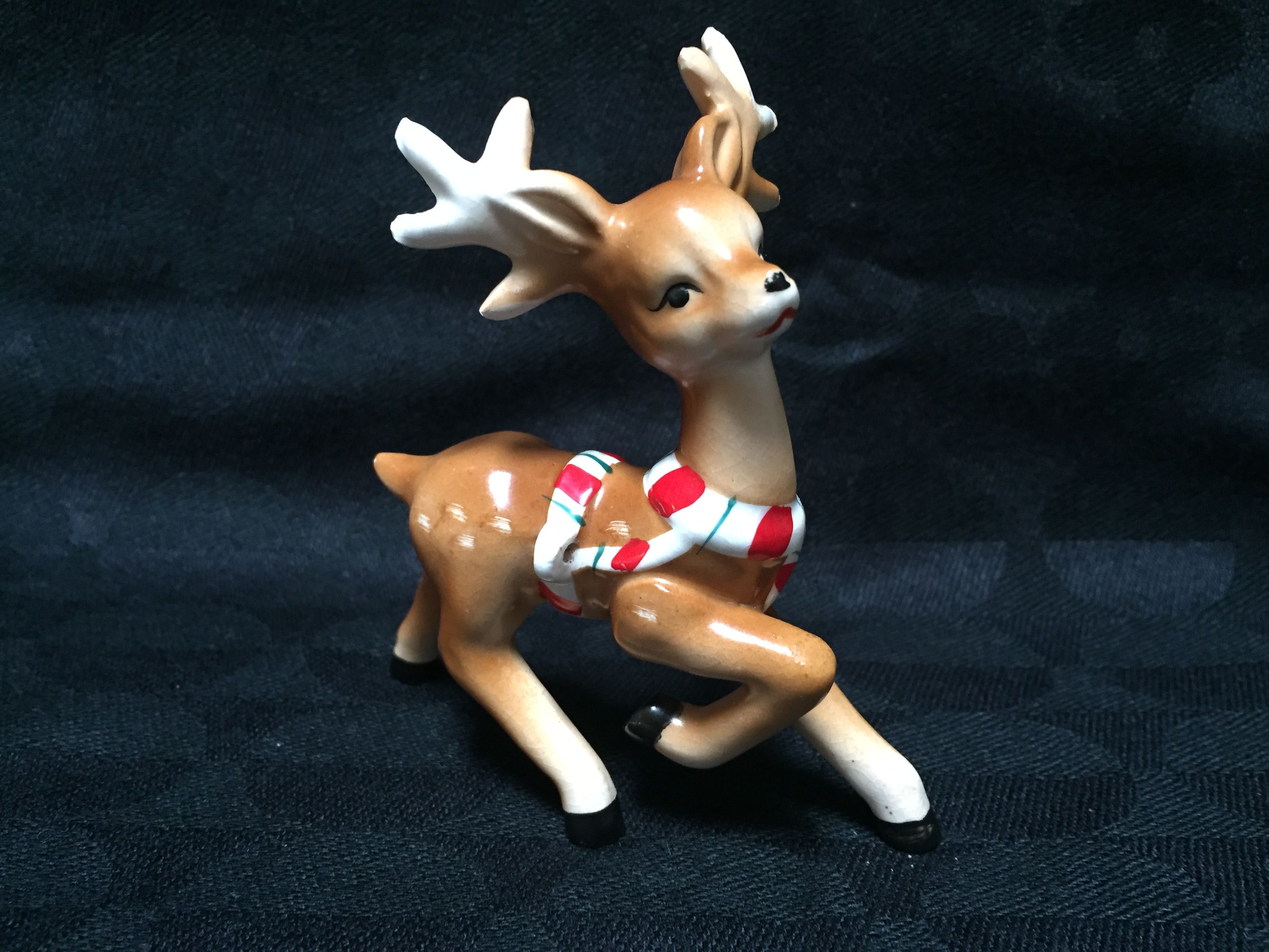Vintage Reindeer Figurine  Christmas figurines, Christmas art, Vintage christmas decorations