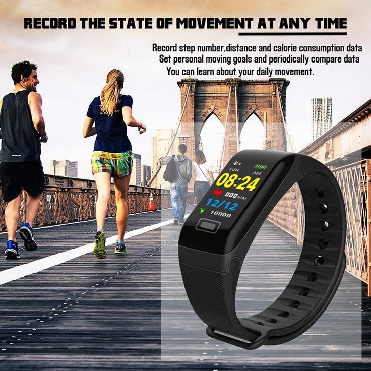 BANGWEI Men Smart Watch Waterproof Fitness Tracker Heart Rate Blood Pressure Mon... - #BANGWEI #Bloo...