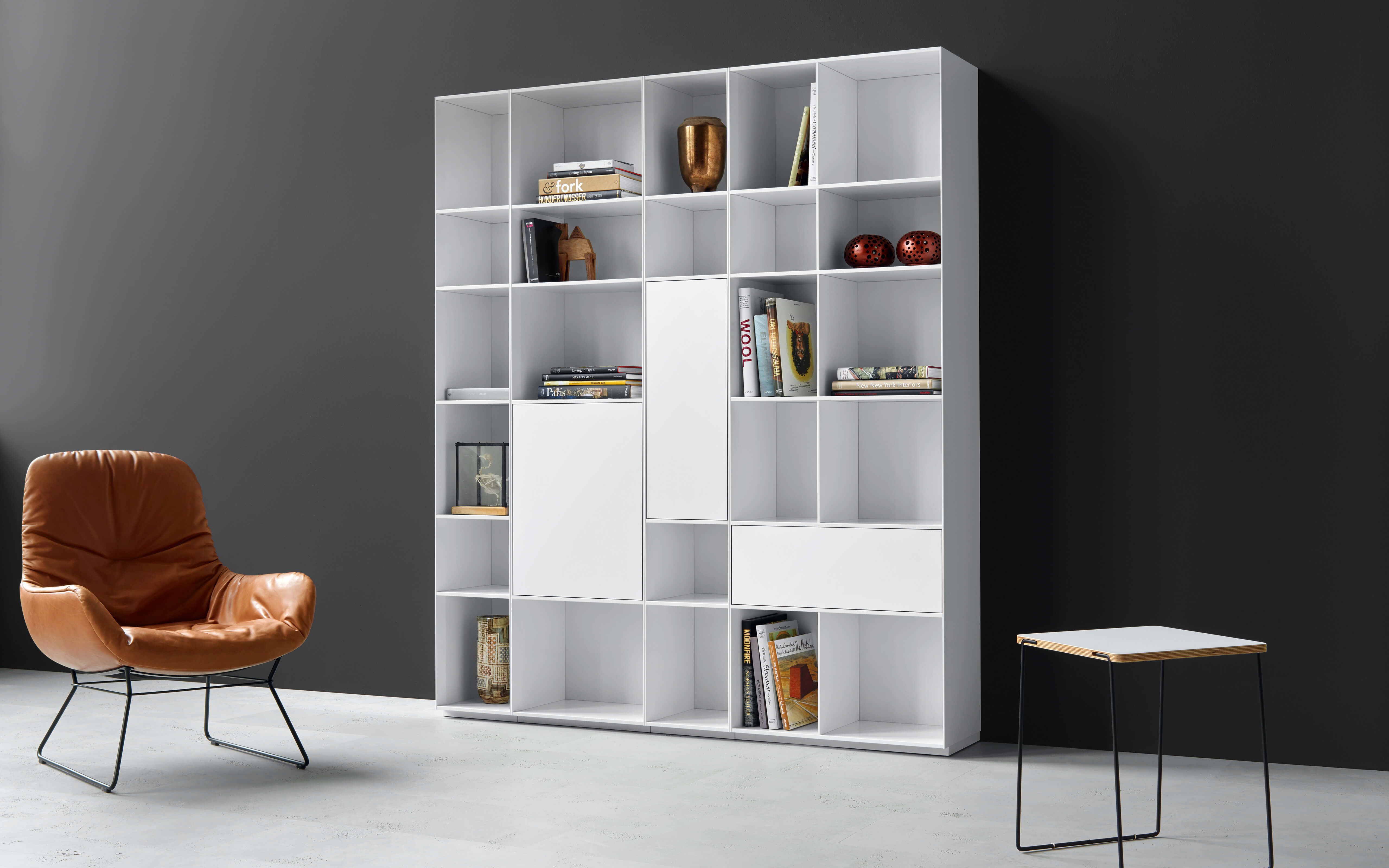 Designer Regale Wohnzimmer Nex Pur Regal | Regal mit türen, Wohnzimmer design, Filigranes design