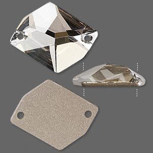 Sew-on component, Swarovski crystal, Crystal Passions®, crystal ... Sew-on component, Swarovski crystal, Crystal Passions®, crystal ...
