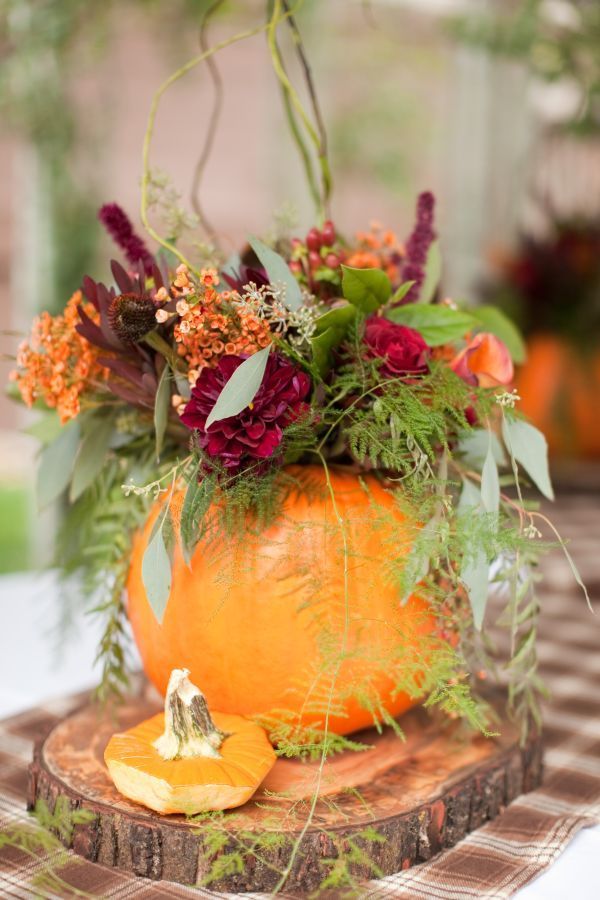 Fall and Pumpkin Outdoor California Wedding Inspired By This Fall