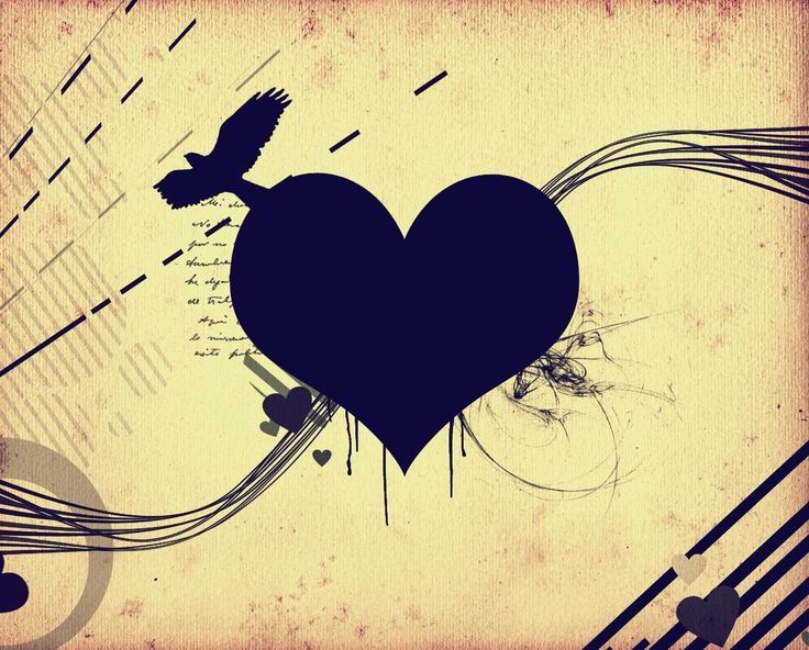 Black Heart HD Backgrounds HD Wallpapers | cool | Pinterest