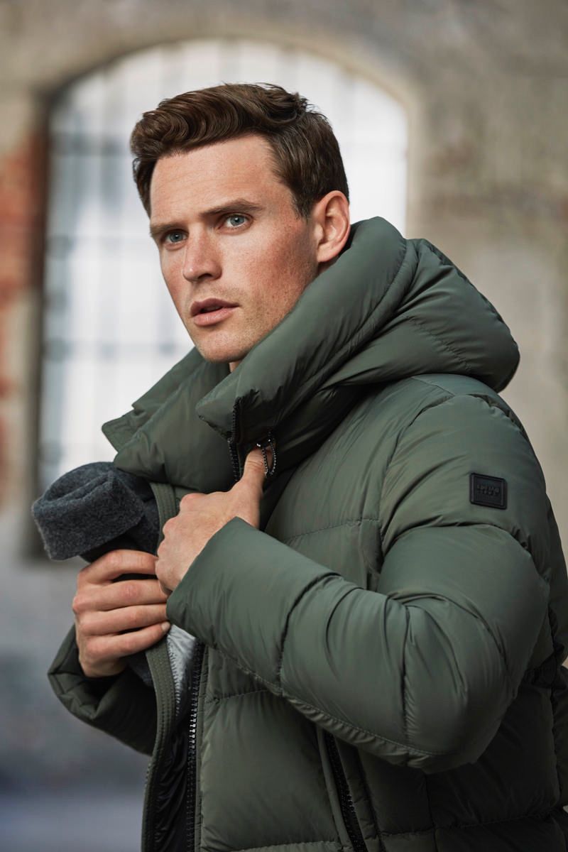 Guy Robinson Travels To Istanbul In Lufian Fall 19 Collection Green Puffer Jacket Guys City Style
