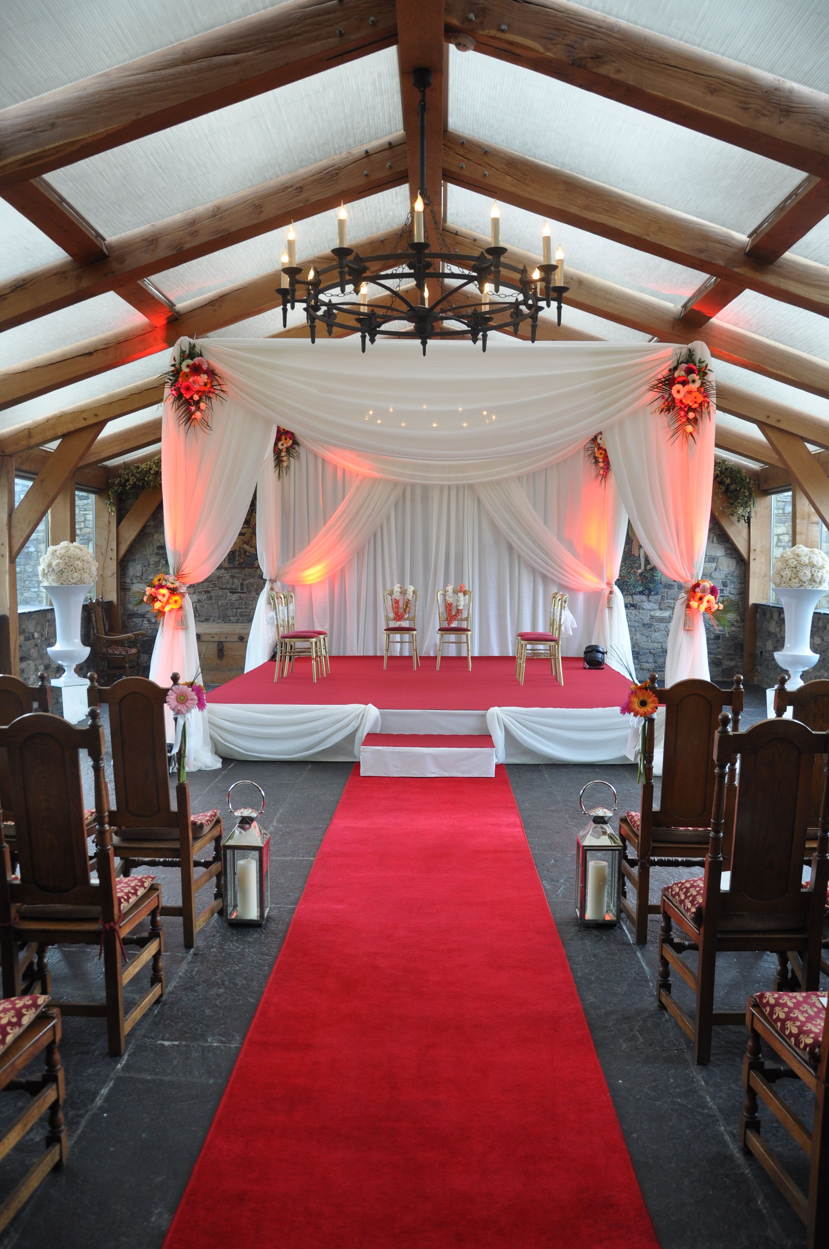 A Stunning Indian Wedding Chuppah Canopy With Red Carpet Aisle A Stunning Indian Wedding Chuppah Canopy With Red Carpet Aisle Runner Visit Www