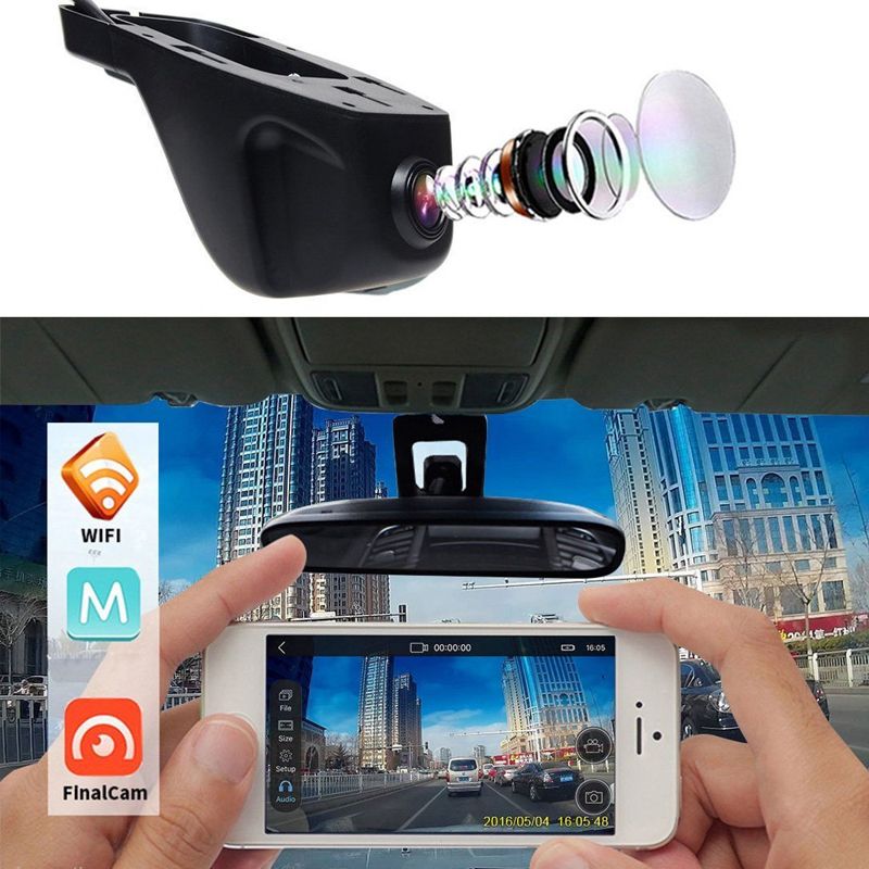 Hidden Car HD 1080P WIFI DVR Vehicle Camera Video Recorder Dash Cam Night Vision