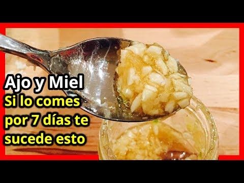 Que para te sirve de con miel ajo