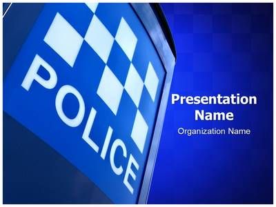 police station powerpoint template