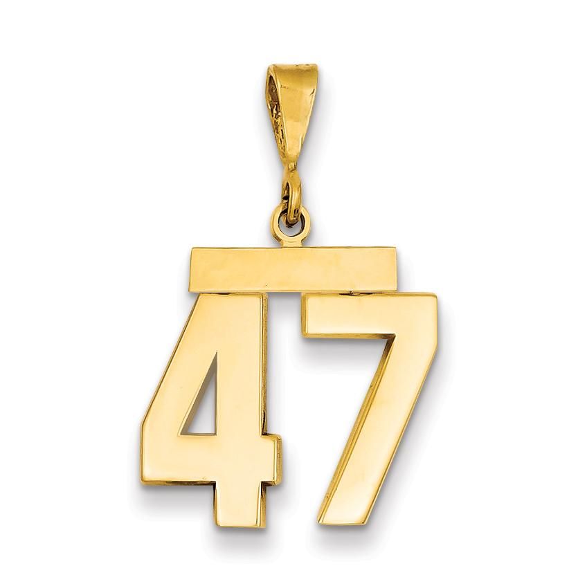 14k Small Satin Number 1 Charm Best Quality Free Gift Box 14k Small Satin Number 1 Charm Best Quality Free Gift Box
