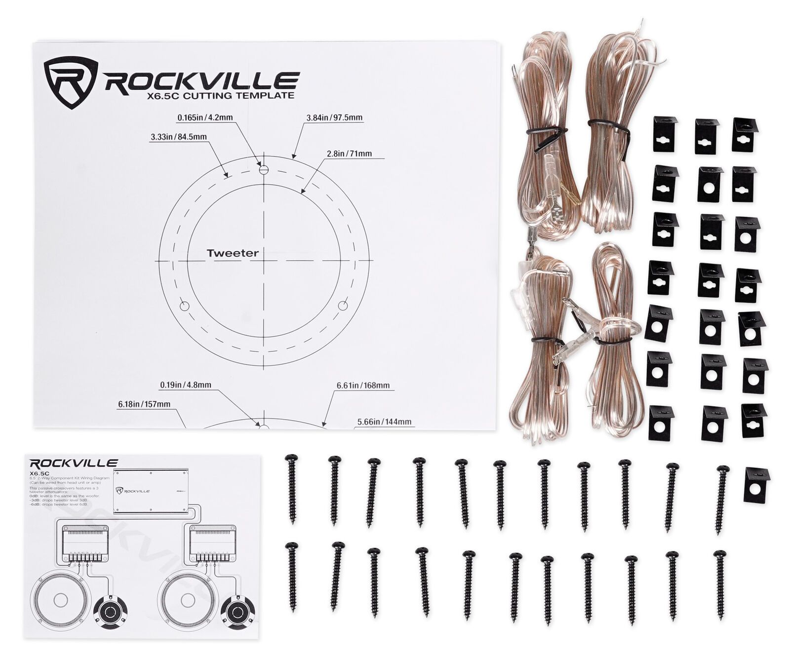 Pair Rockville X6.5C Competition 6.5