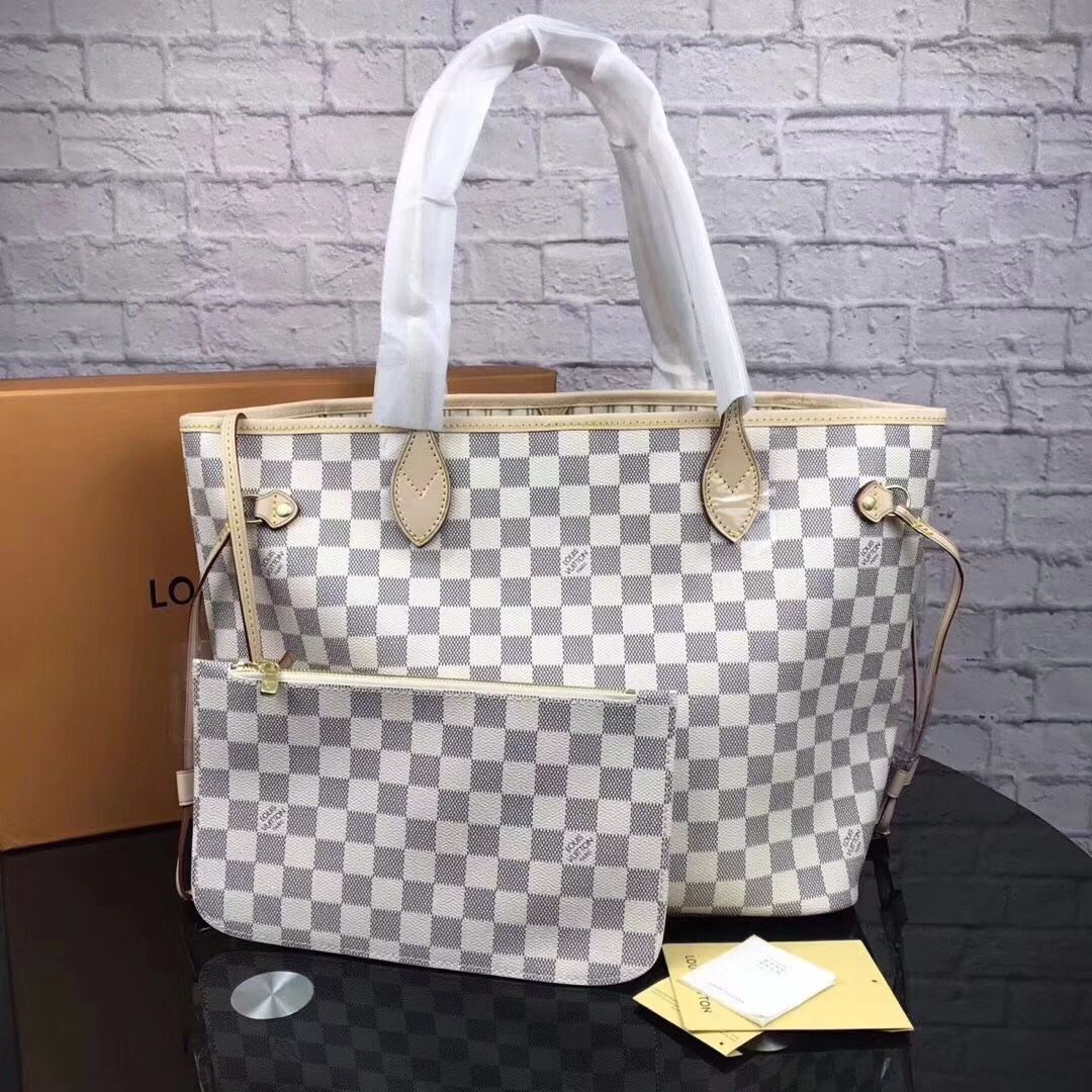 กระเป๋าLouis vuitton neverfull size 32 cm. MM เกรด hiend 1:1 full set พร้อมกล่อง สินค้าพร้อมส่ง ...