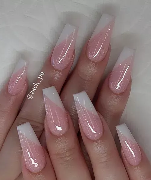 TOP 50 NEW YEAR'S NAILS DESIGN THAT ARE BREAKING THE INTERNET - My Gateway To Beauty Blog Cute Acrylic Nail Designs, Ombre Nail Designs, Nail Art Designs, Nails Design, Pretty Nail Designs, Ombre Acrylic Nails, Pretty Acrylic Nails, Pink Ombre Nails, Nail Inspo Acrylic Fall