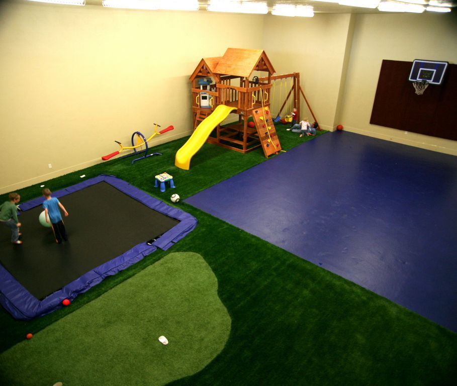 On A Trampoline In The Middle Of A Putting Green