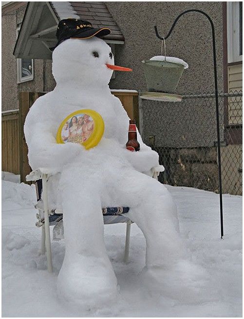 30 Creative and Funny Snowman Ideas Bonhomme De Neige Drôle, Deco Noel, Ima...