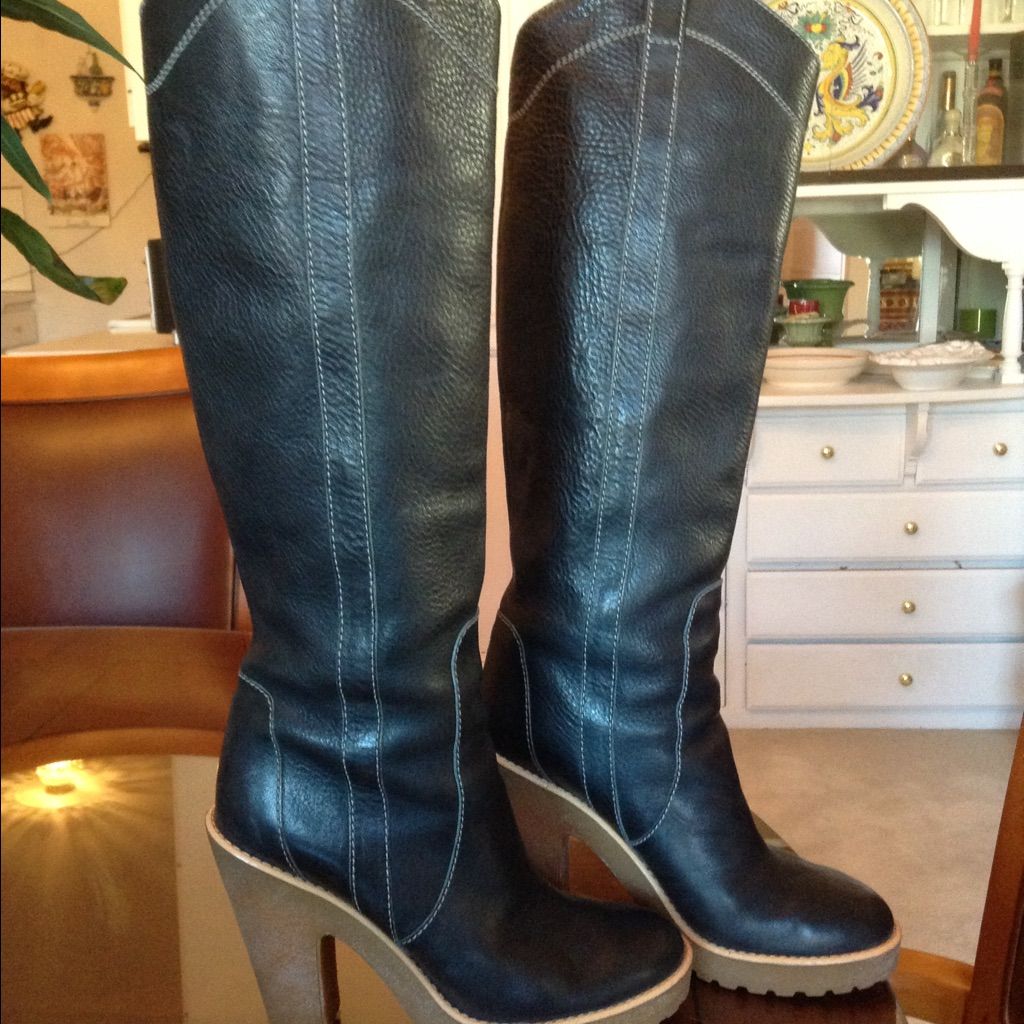 Marc By Marc Jacobs Boots | Color: Blue | Size: 9 Marc By Marc Jacobs Boots | Color: Blue | Size: 9