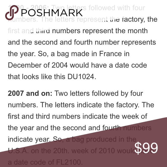 Louis vuitton date code list