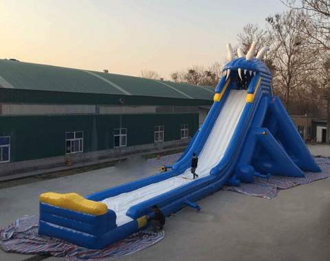 inflatable commercial water slides