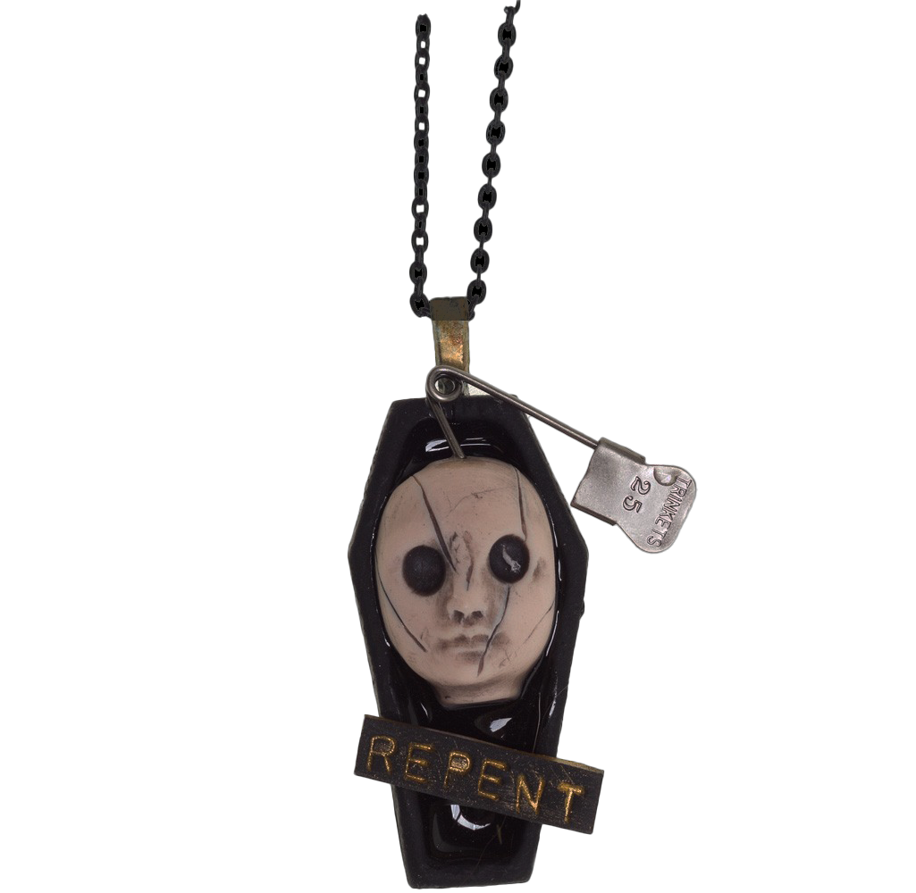 Repent Creepy Doll Necklace repent-creepy-doll-necklace