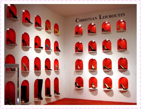 Louboutin store | Shoe store design, Louboutin shop,