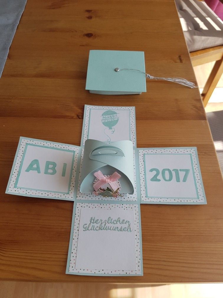 Explosionsbox zum Abitur | Geschenk abitur, Geschenke Explosionsbox zum Abitur | Geschenk abitur, Geschenke