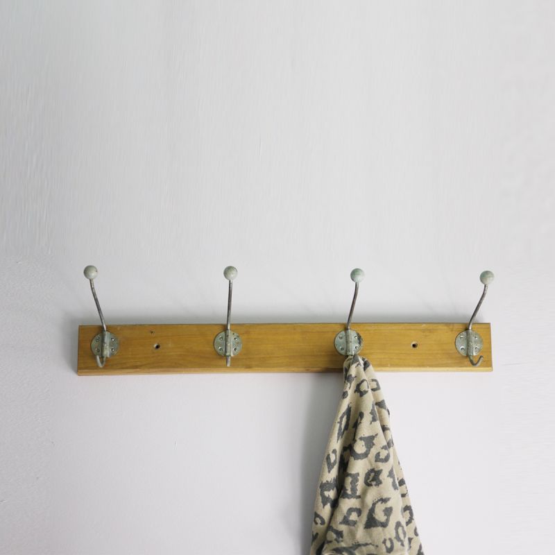 Vintage Italian wall coat rack, 1960s
