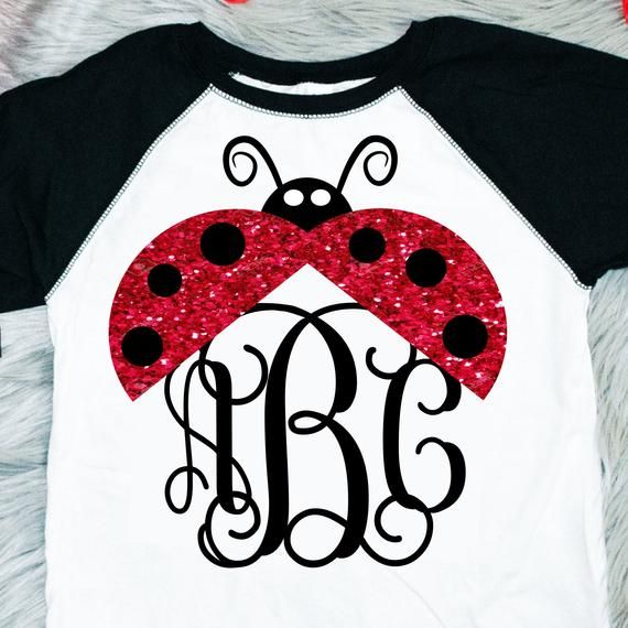 Download Lady Bug Monogram svg,Lady Bug svg,Lady Bug Shirt,Monogram ...