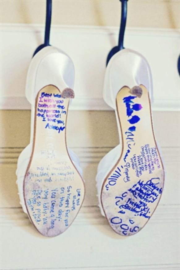 Ideas Advice Markers Wedding And Something Blue Have Bridesmaid Write Well Wishes With A Marker Http Www Weddingthingz 1 Post 2017 12 Weekend Wedding Thingz